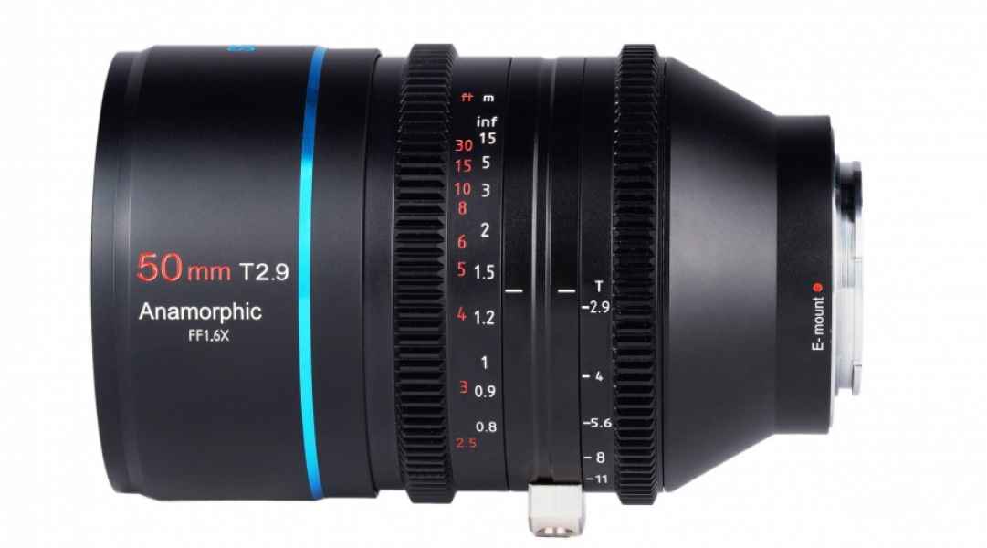 Objectif Anamorphique E-mount FF 1.6X Sirui 50mm T2.9