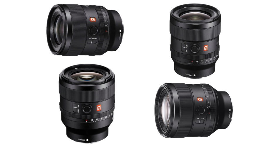 Kit de 4 Ojectifs SONY FE 24-35-50-85mm F1.4 GM