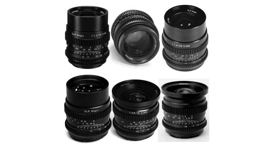 Objectifs E-mount FF Ciné de Slr Magic  (Kit de 5)