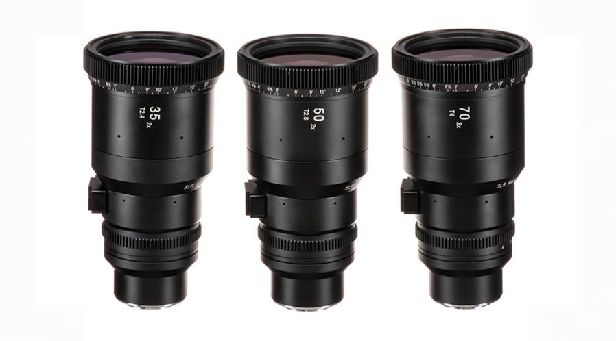 Kit de 3 Objectifs Anamorphiques 2X ( 35mm, 50mm  ou 70mm ) en micro 4/3