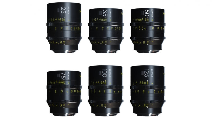 Kit de 6 Objectif ciné EF Full frame Vespid de DZOfilm 